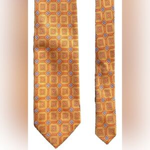 $295 NEW MENS SILK TIE BARNEYS NEW YORK MADE IN ITALY 100% SILK NECK 58 In 3.75
